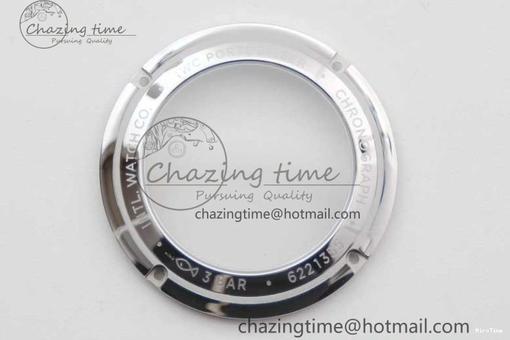 MIROTIME 0315 FastDry Portugieser Chronograph IW371615 ZF Best Edition Green Dial on SS Bracelet A7750 (Slim Movement) 7038